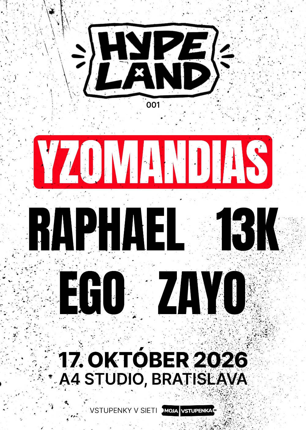 Hypeland 001 — oficiálny plagát